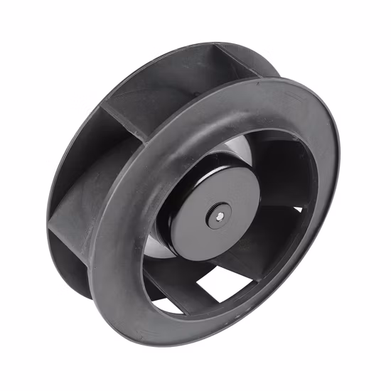 Ventiladores centrífugos de CC de 175 mm, ventilador curvado hacia atrás, ventilador de purificación de aire, ventilador de ventilación del gabinete de comunicación de 5 g (K