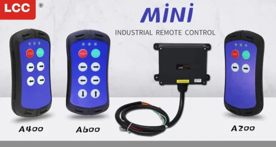 A600 Mini control remoto inalámbrico industrial de 24 voltios y 6 botones